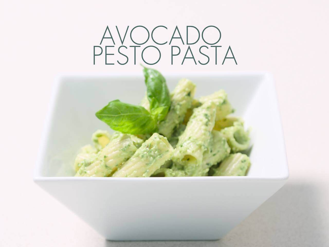 Avocado Pesto Pasta