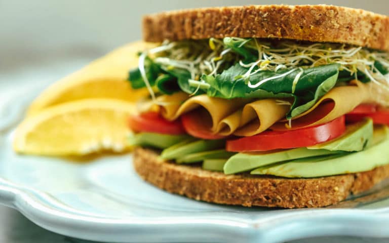 Turk’y Sandwich with Avocado & Sprouts