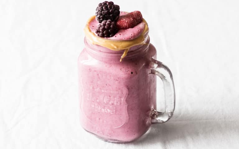 Banana Berry Protein Smoothie