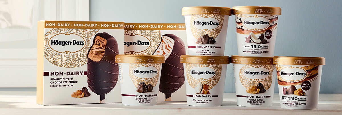 Häagen-Dazs Expands Vegan Line With New Ice Cream Bars and Layered Pints