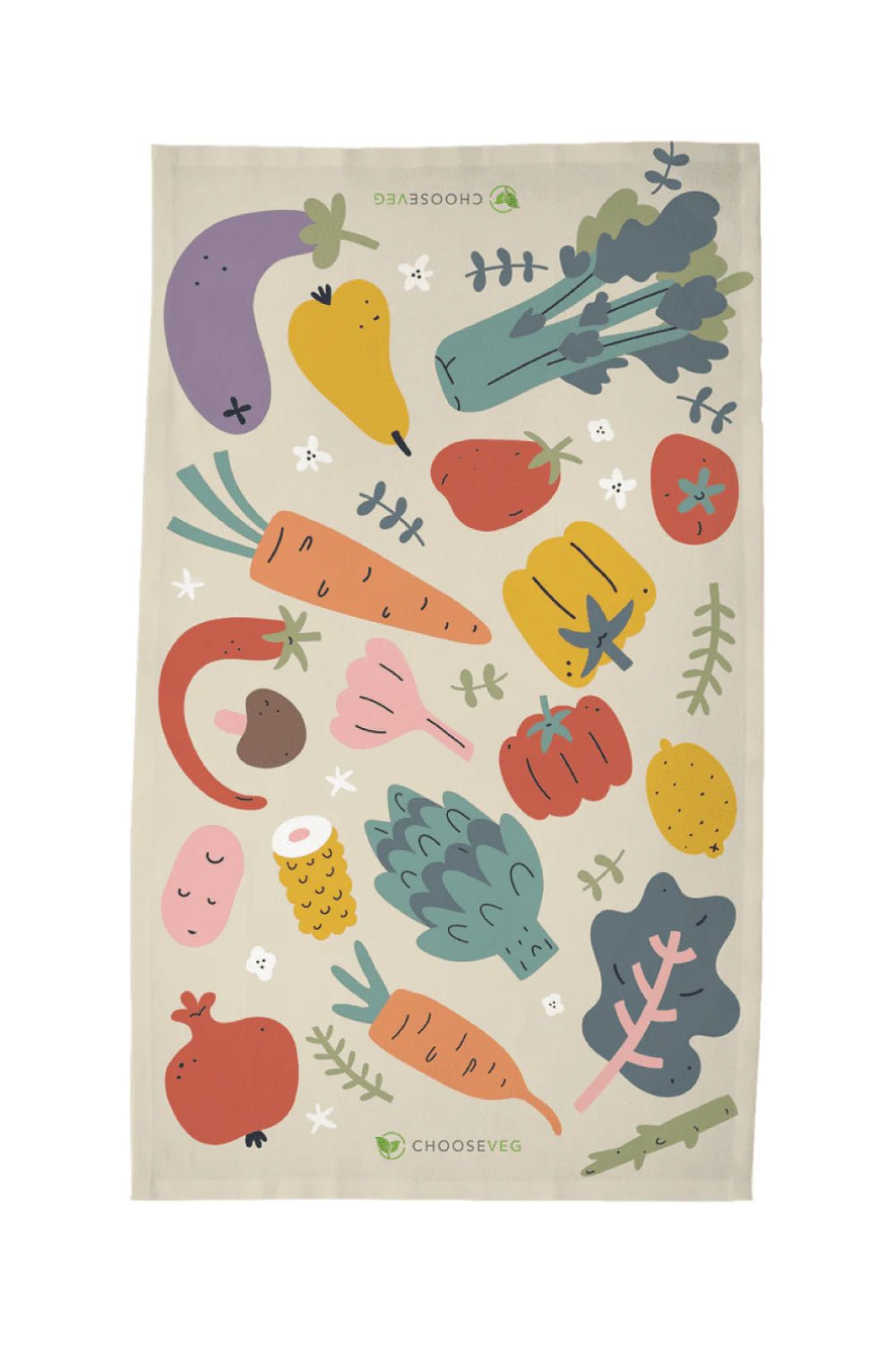 Veg Delight Tea Towel