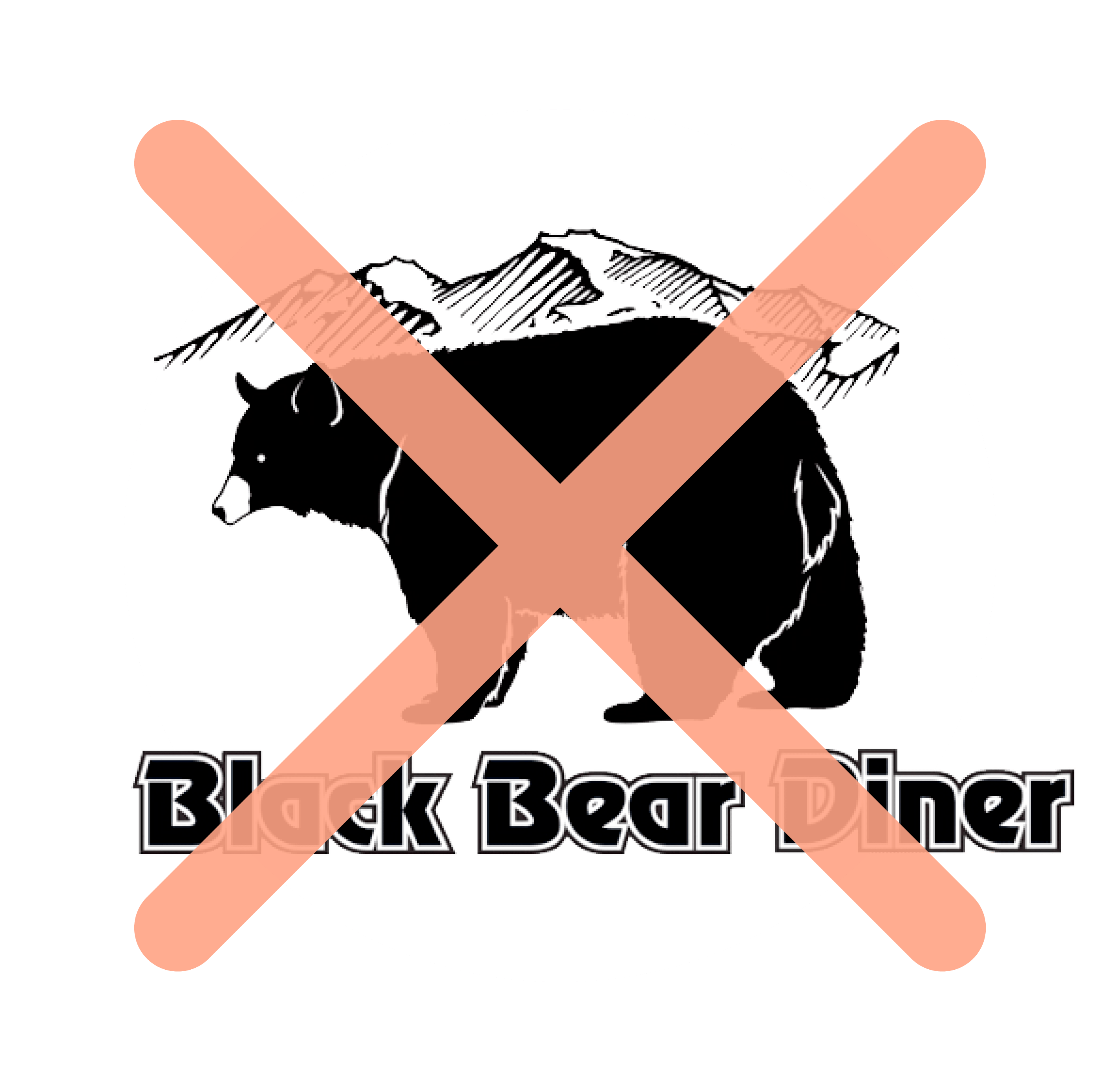 Black Bear Diner Logo X