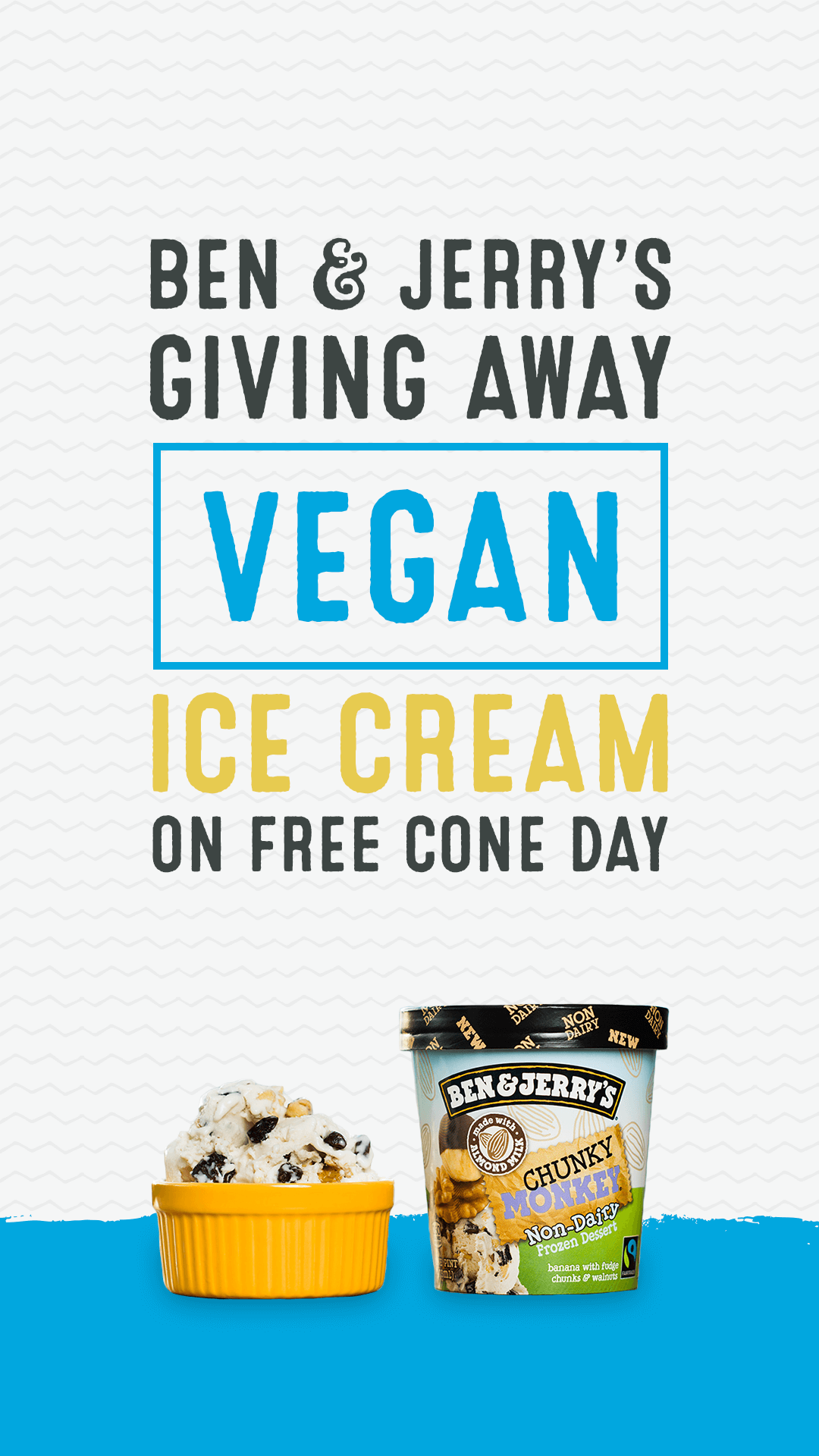 Ben & Jerry’s Giving Away Vegan Ice Cream on Free Cone Day