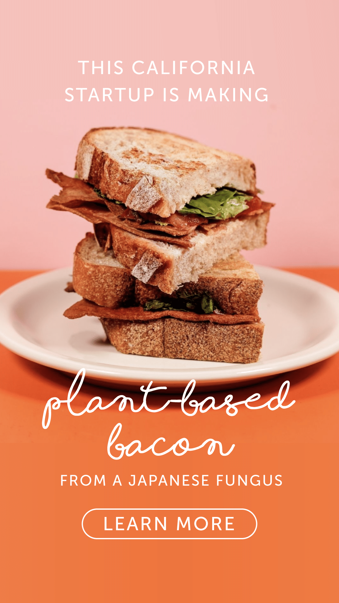 This California Startup Is Making Plant-Based Bacon from a Japanese Fungus