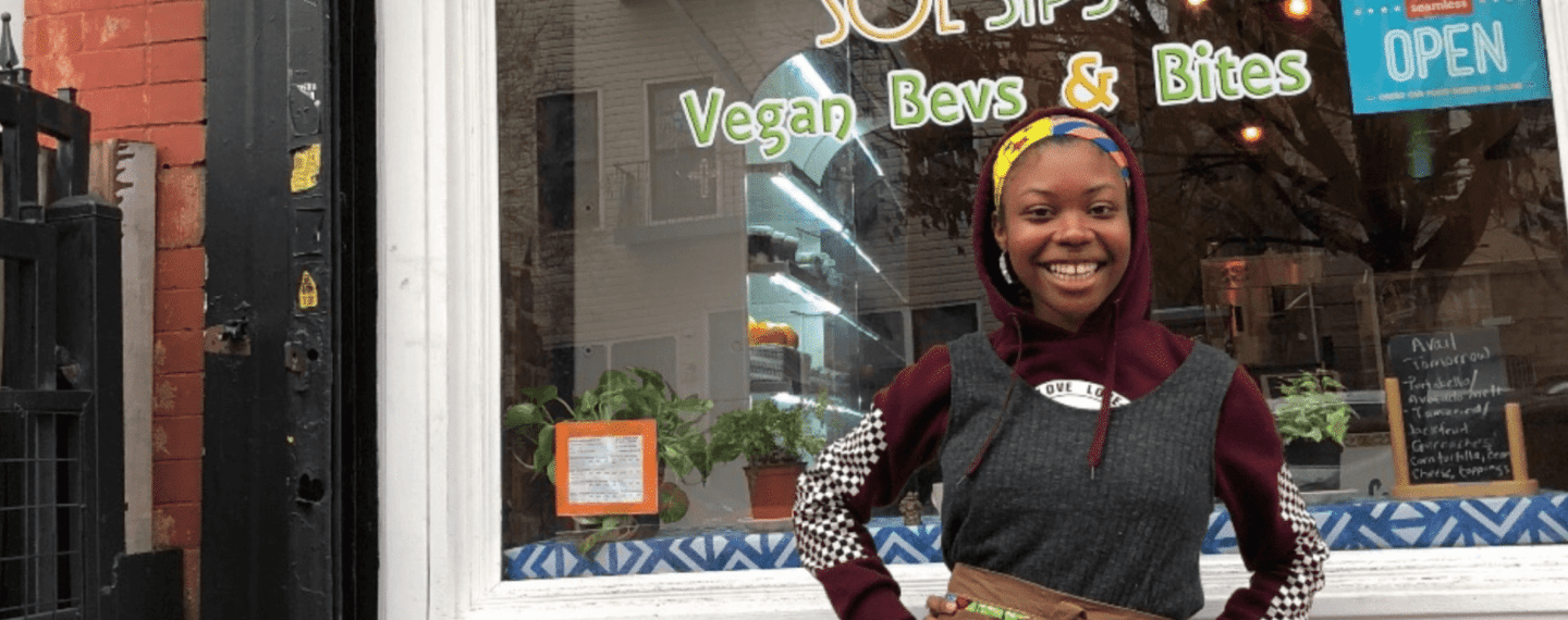 This Inspiring 21-Year-Old Just Opened Her Own Vegan Restaurant in Brooklyn