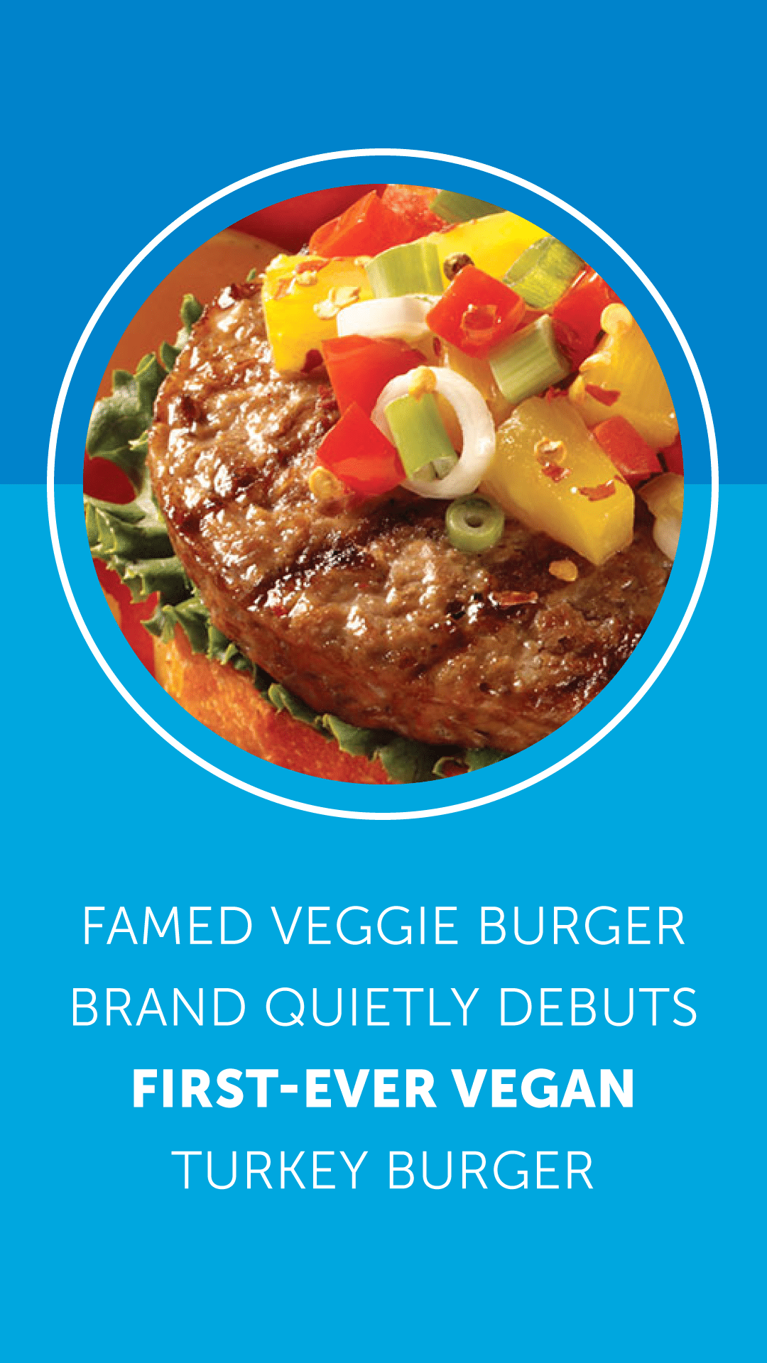 Famed Veggie Burger Brand Quietly Debuts First-Ever Vegan Turkey Burger