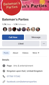 batman's parties facebook page